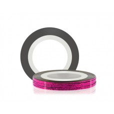 Самоклеющаяся лента для дизайна ногтей (цвет: розовый), 20 м, № 2519