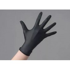 Перчатки нитриловые (черные) М